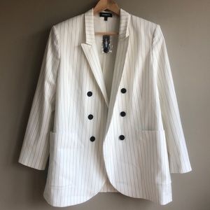 Express pinstriped blazer